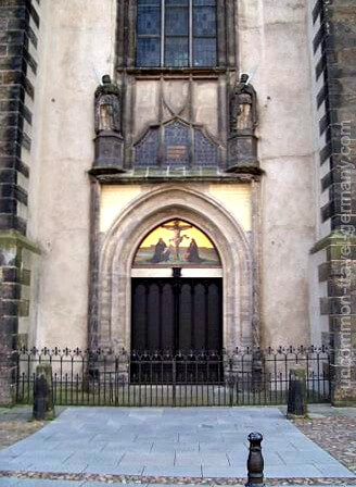 The 95 theses challenged the authority of