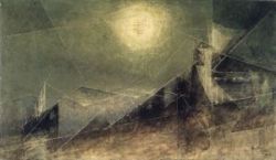 lyonel feininger, lunar web