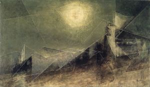 lyonel feininger, lunar web