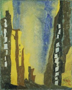 lyonel feininger, manhattan I