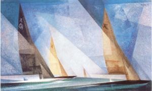 lyonel feininger, sail boats