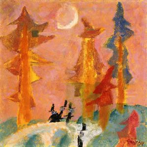 lyonel feininger, spook I