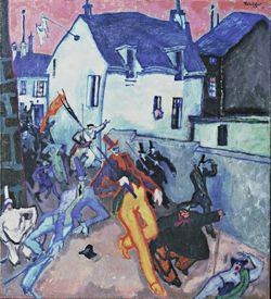 lyonel feininger, uprising