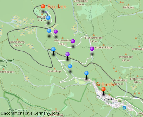 Schierke to the Brocken: Hiking in the Harz Schierke to the Brocken: Hiking in the Harz