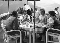 League of German Girls members having tea at the Berghof League of German Girls members having tea at the Berghof