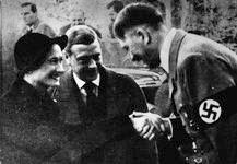 Hitler greeting the Duke and Duchess of Windsor at the Berghof Hitler greeting the Duke and Duchess of Windsor at the Berghof