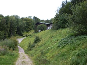 View of Hotel zum Turken from Berghof driveway