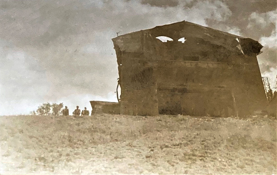 Front of ruined Berghof 1945 Front of ruined Berghof 1945