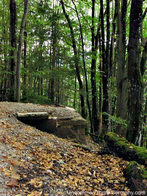 Berghof ruins, top of underground shaft Berghof ruins, top of underground shaft