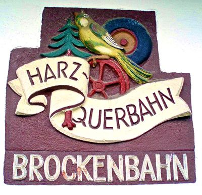Brockenbahn sign, Harz Brockenbahn sign, Harz