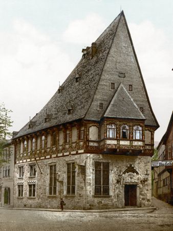 The Brusttuch Hotel, 1900, Goslar, Germany
