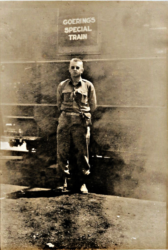 American Officer with Goering's Train American Officer with Goering's Train