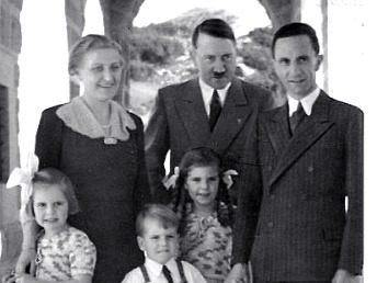Hitler with Goebbels family, Eagle's Nest