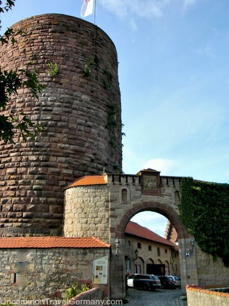 Entrance to Castle Saaleck, near Hammelburg
