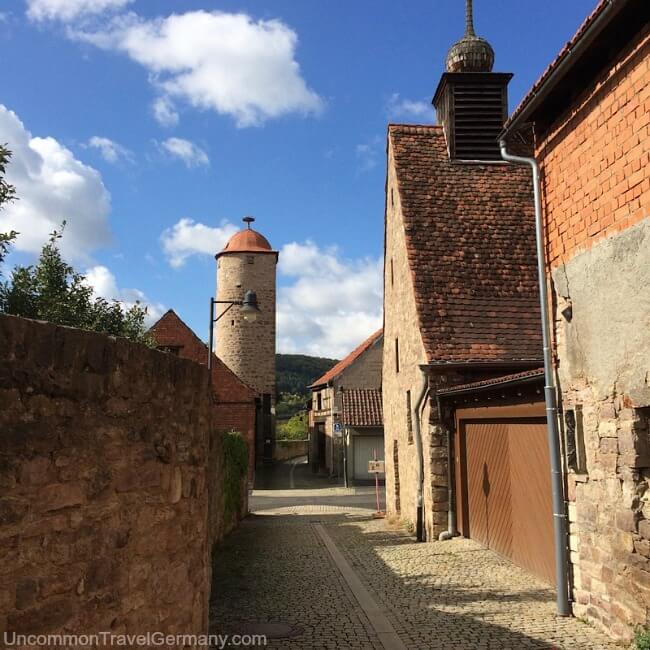 Hammelburg medieval wall and tower
