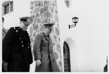 Hitler and Mussolini walking down the Berghof steps Hitler and Mussolini walking down the Berghof steps