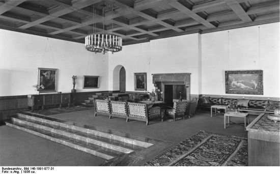 View of great room at the Berghof View of great room at the Berghof