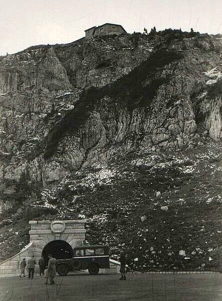 nest eagle germany hitler kehlsteinhaus berchtesgaden 1945 easy tunnel eagles elevator company entrance wwii located tunnels secret hitlers nazi german