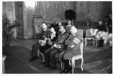 Fegelein wedding in Salzburg church, Martin Bormann and Heinrich Himmler