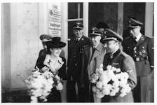 Hermann and Gretl Fegelein leaving the church after the wedding