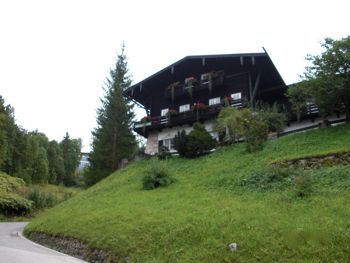 Hotel zum Turken from below, Obersalzberg