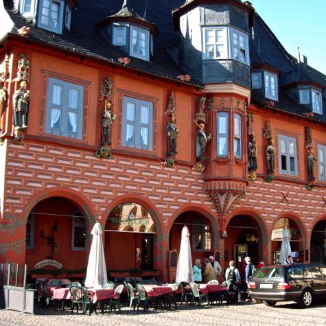 Front of Kaiserworth Hotel,, Goslar, Harz Mountains, Germany