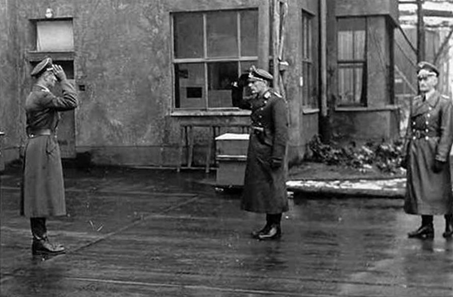 Colonel Ernst Klenk at Atzenhof Luftwaffe Base in WW2