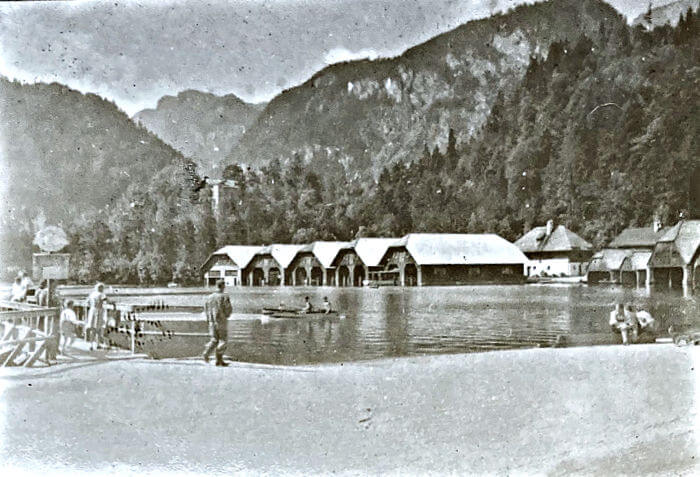 Konigssee boathouse in June 1945