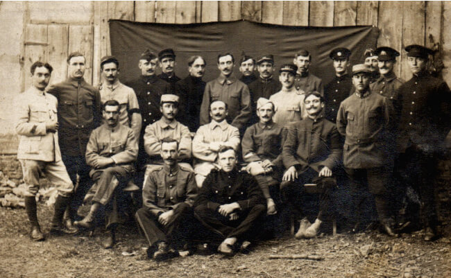 Lager Hammelburg World War I POW group photo