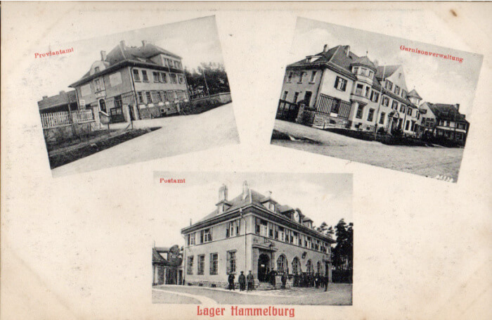 Lager Hammelburg (Stalag 13) administration buildings at POW camp, 1917