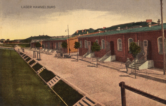 POW barracks at Lager Hammelburg in 1917