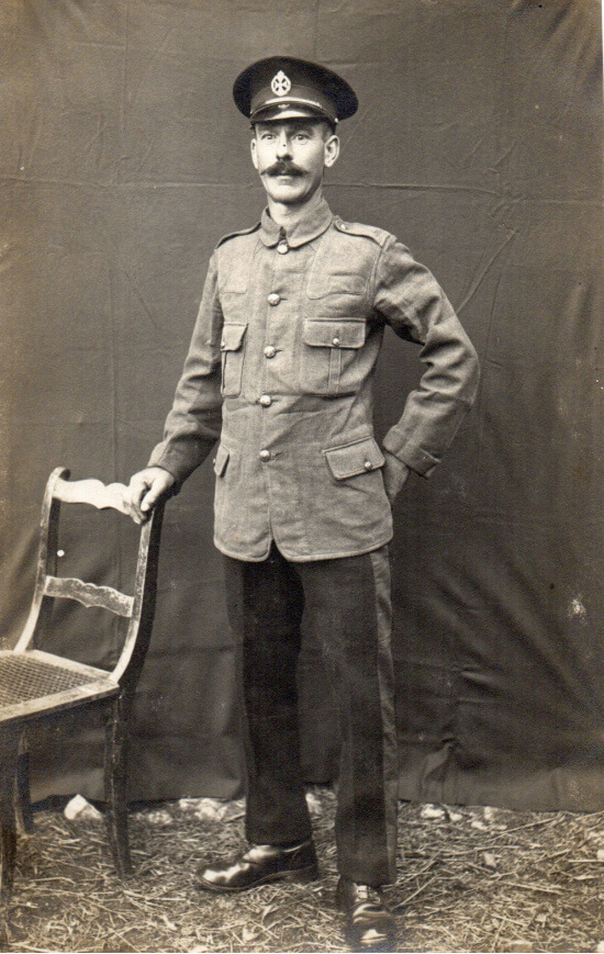 English POW in Lager Hammelburg World War I, Rifleman A Stroud