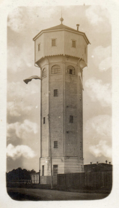 Guard tower at Lager Hammelburg, 1917