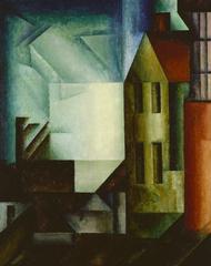 Lyonel Feininger, Gross Kromsdorf I, 1915 Lyonel Feininger, Gross Kromsdorf I, 1915