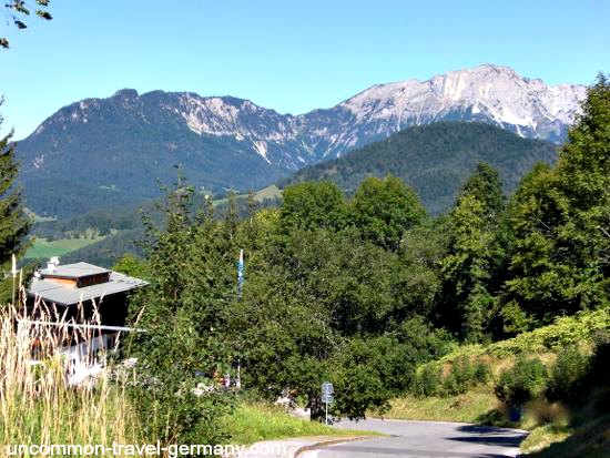 View of Untersberg Mountain on the Obersalzberg, Germany