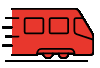 red train drawing