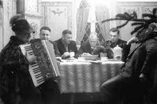 SS men listening to accordion at the Berghof SS men listening to accordion at the Berghof
