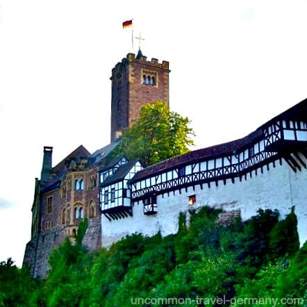 Side view of Wartburg Castle