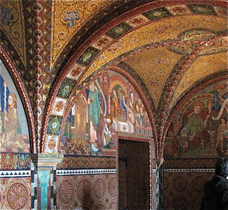 Wartburg Castle, Chamber with Mosaic Tiles