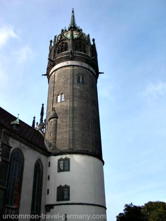 Castle Church tower, Wittenberg, Germany Castle Church tower, Wittenberg, Germany
